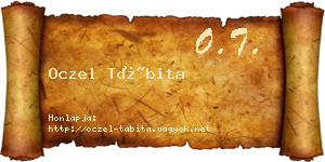 Oczel Tábita névjegykártya